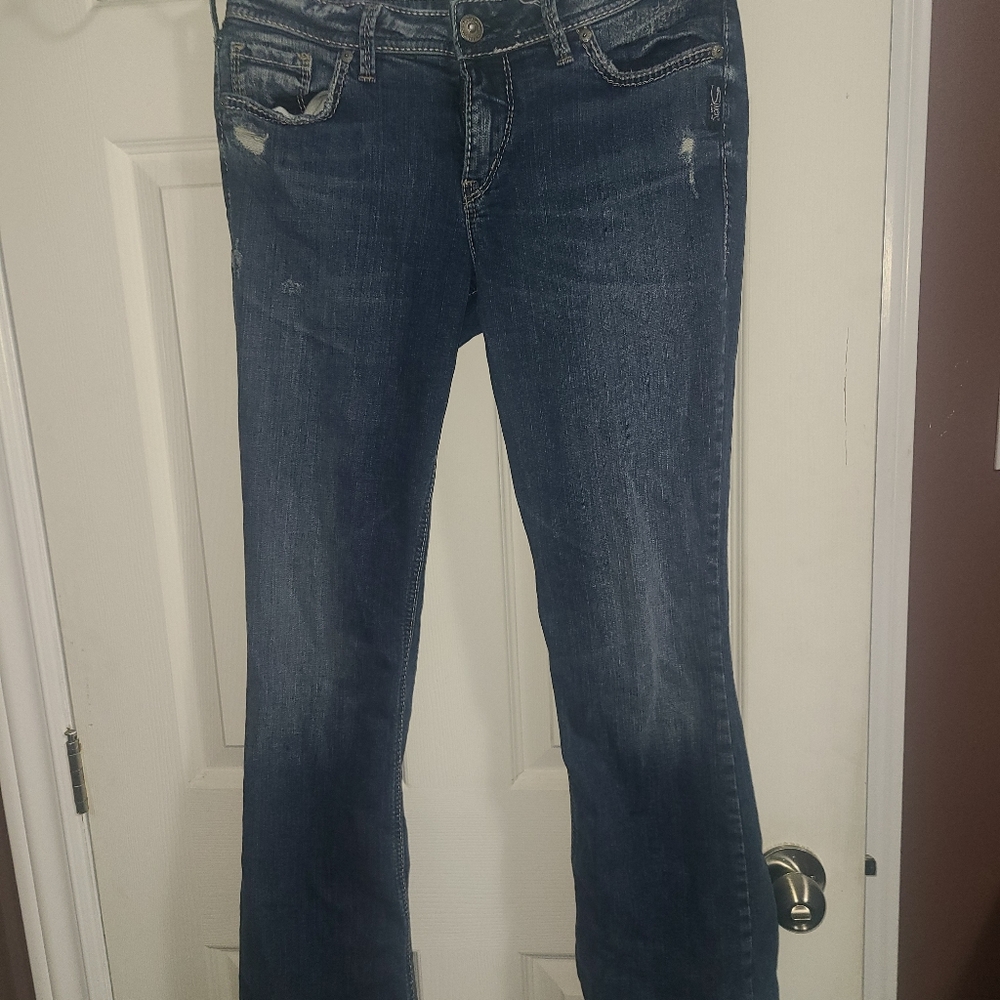 Silver suko boot cut jeans